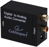 Optický audio adaptér TOSLINK na analógový RCA cinch Optický audio adaptér TOSLINK na analógový RCA cinch