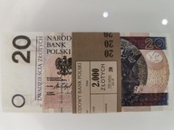 Bankovky v hodnote 20 PLN na zábavu a učenie, balenie po 100 kusoch