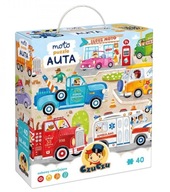 CZUCZU MOTO PUZZLE 40 ÁUT PRE DETI + 3 ROKY CZUCZU MOTO PUZZLE 40 ÁUT PRE DETI + 3 ROKY