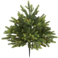 Švédsky vianočný stromček so zeleným LED osvetlením 75cm