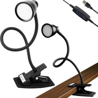 Stolná LED lampa CLIP 5W do školy + STOJAN Stolná LED lampa CLIP 5W do školy + STOJAN