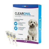 Kvapky proti blchám a kliešťom CLEARONIL pre psov 2-10kg Kvapky proti blchám a kliešťom CLEARONIL pre psov 2-10kg