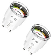 Inteligentná zásuvka Nous ZigBee A1Z Sada 2 ks. Inteligentná zásuvka Nous ZigBee A1Z Sada 2 ks.