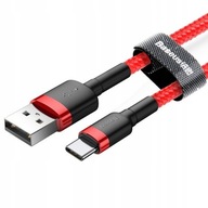 Odolný nylonový kábel Baseus USB - USB Typ C 0,5m 3A