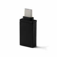 REVERZNÝ adaptér USB/Typ C čierny