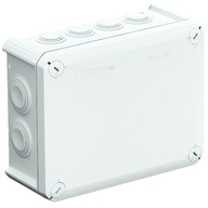 POVRCHOVÁ elektrická spojovacia krabica, flexibilné vývodky 190x150x77 IP66 T160 POVRCHOVÁ elektrická spojovacia krabica, flexibilné vývodky 190x150x77 IP66 T160