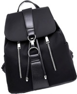 2v1 nepremokavý dámsky batoh, školská taška, čierna