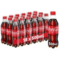 Coca Cola 500 ml 18 fliaš z poľskej distribúcie, továrenské balenie