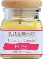 Masážna sviečka - Ruža - 100 ml
