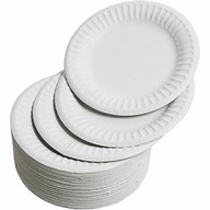 EKOLOGICKÉ BIELY papierové taniere 23cm 100 ks EKOLOGICKÉ BIELY papierové taniere 23cm 100 ks