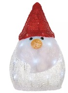 Snehuliak 30 LED 30 cm 3XAA IP20 studená biela časovač Snehuliak 30 LED 30 cm 3XAA IP20 studená biela časovač