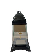 Malá sklenená sviečka, reflexný lampáš, reflexný kríž