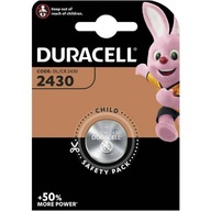 LÍTIOVÁ BATÉRIA DURACELL DL2430 CR2430 3V BL 1ks LÍTIOVÁ BATÉRIA DURACELL DL2430 CR2430 3V BL 1ks