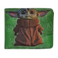 Dvojdielna peňaženka Star Wars Baby Yoda zelená