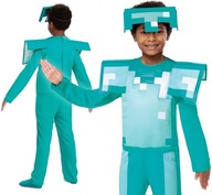 Outfit Diamond Armor Minecraft Kostým Karnevalový kostým 4-6 rokov Outfit Diamond Armor Minecraft Kostým Karnevalový kostým 4-6 rokov