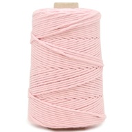 Macrame bavlnená šnúrka 3mm 200m Pink 410 Macrame bavlnená šnúrka 3mm 200m Pink 410