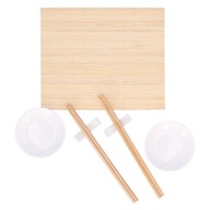 Sushi set servírovacie paličky bambusová podložka
