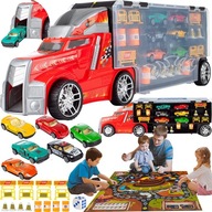 Nákladné auto Odťahové vozidlo Pružiny s KOVOVÝM LAUNCHER Transportérom pre osobné autá Nákladné auto Odťahové vozidlo Pružiny s KOVOVÝM LAUNCHER Transportérom pre osobné autá