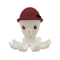 MOMBELLA OCTOPUS Hryzátko na prerezávanie zúbkov, silikónové s červeným MOMBELLA OCTOPUS Hryzátko na prerezávanie zúbkov, silikónové s červeným