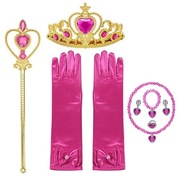 Rukavice CROWN Scepter SET AURORA RAPUNZEL Rukavice CROWN Scepter SET AURORA RAPUNZEL