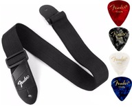 FENDER pás na akustickú elektrickú gitaru + trsátka FENDER pás na akustickú elektrickú gitaru + trsátka