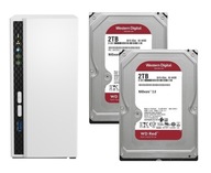 Qnap TS-233 NAS + 2 x 2 TB WD Red Qnap TS-233 NAS + 2 x 2 TB WD Red