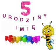 BALÓNY narodeniny 1-9 Včielka Maja NARODENINY + MENO BALÓNY narodeniny 1-9 Včielka Maja NARODENINY + MENO