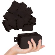 VIPLAST Prisadená vzduchotesná klikacia skrinka IP54 80x45x41 mm Čierna 10 ks VIPLAST Prisadená vzduchotesná klikacia skrinka IP54 80x45x41 mm Čierna 10 ks