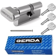 Dverová vložka WKE1 GERDA 50/30 s kľučkou 80mm 8cm cylindrická vložka zámku dverí Dverová vložka WKE1 GERDA 50/30 s kľučkou 80mm 8cm cylindrická vložka zámku dverí