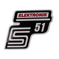 Nálepka na kryt Simson S51 – Elektronická – Typ 3