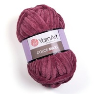 YarnArt Dolce Maxi priadza 70m 200g farba 751 tmavá špinavá ružová YarnArt Dolce Maxi priadza 70m 200g farba 751 tmavá špinavá ružová