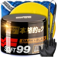 SOFT99 DARK & BLACK WAX vosk s karnaubskou sadou na tmavý lak 300g XXL SOFT99 DARK & BLACK WAX vosk s karnaubskou sadou na tmavý lak 300g XXL