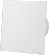 Kúpeľňový ventilátor dRim Ø100PS Sklenená biela mat