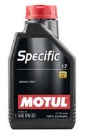 MOTUL OIL 5W30 1L SPECIFIC 17 / RN17 Motorový olej MOTUL 109840