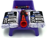 4x KILLER ROLLER 10CM ZÁSOBNÍK S RUKOVOU na maľovanie stien 4x KILLER ROLLER 10CM ZÁSOBNÍK S RUKOVOU na maľovanie stien