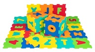 PENOVÁ PODLOŽKA vzdelávacie PUZZLE písmená a číslice PENOVÁ PODLOŽKA vzdelávacie PUZZLE písmená a číslice