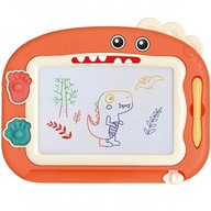 Farebná magnetická tabuľa WOOPIE Scrapbook + 2 Dinosaurské pečiatky Farebná magnetická tabuľa WOOPIE Scrapbook + 2 Dinosaurské pečiatky