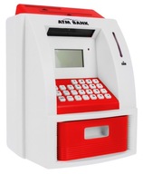 Bankomat prasiatko pre deti 3+ červené Interakt