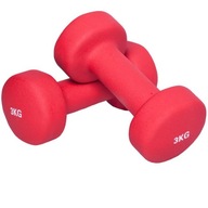 2x3 kg vinylové gymnastické činky 2x3 kg vinylové gymnastické činky