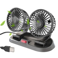 DVOJITÝ VENTILÁTOR DO AUTO VENTILÁTOR 5V USB DVOJITÝ VENTILÁTOR DO AUTO VENTILÁTOR 5V USB