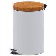 ODPADOVÝ KOŠ 12L, KROK ŠKANDINÁVSKÝ DUB, BIELY SHERWOOD BIELY ODPADOVÝ KOŠ 12L, KROK ŠKANDINÁVSKÝ DUB, BIELY SHERWOOD BIELY