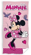 Bavlnená osuška do bazéna 70x140, minnie mouse ružová Bavlnená osuška do bazéna 70x140, minnie mouse ružová