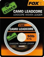 Pletený náväzec Fox Camo Leadcore 50lb 7m