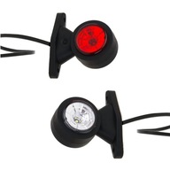 Bielo-červené LED svietidlo Canter Cabstar Maxity Kia Bielo-červené LED svietidlo Canter Cabstar Maxity Kia