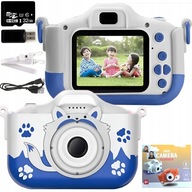DIGITÁLNY FOTOAPARÁT PRE DETI 40Mpx FOTOAPARÁT HRAČSKÉ HRY + 32GB KARTA DIGITÁLNY FOTOAPARÁT PRE DETI 40Mpx FOTOAPARÁT HRAČSKÉ HRY + 32GB KARTA