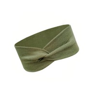 Dámska čelenka z kaki merino vlny Dámska čelenka z kaki merino vlny