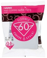 Papierové filtre Hario na kvapkanie V60-01 - 100 ks