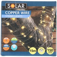 LED SOLÁRNE LAMPY, MEDENÝ DRÔT, 150 lámp, 46 cm LED SOLÁRNE LAMPY, MEDENÝ DRÔT, 150 lámp, 46 cm