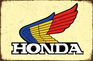 Dekoratívna tabuľa 20x30 cm Farba loga Honda Motor Retro Vintage