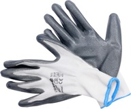 Pracovné rukavice polyester nitril veľkosť 9